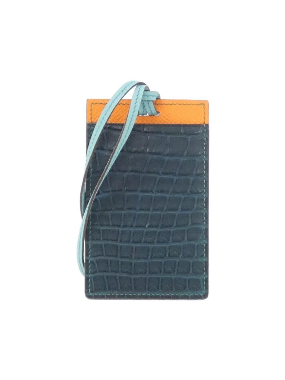 Hermes Card Case Blue